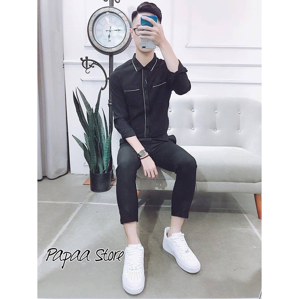 [Mã FAMAYMA2 giảm 10K đơn 50K] áo sơ mi nam thêu họa tiết cao cấp MS82 | BigBuy360 - bigbuy360.vn