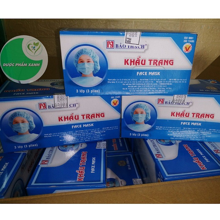 KHẨU TRANG Y TẾ 3 LỚP  - THƯƠNG HIỆU BẢO THẠCH