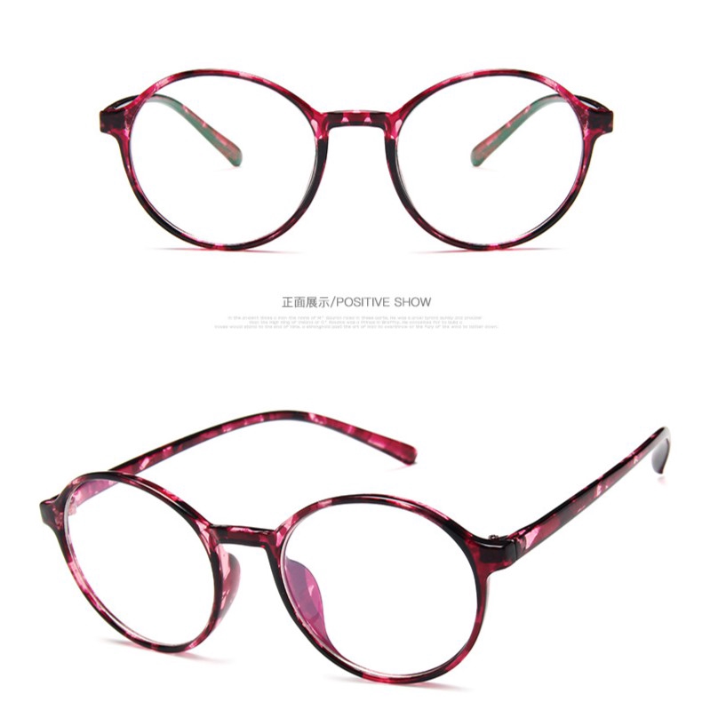 Mắt kính gọng tròn phong cách retro thời trang cho nam/ nữ