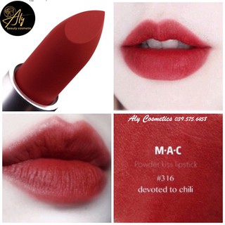 [CHUẨN AUTH 100%] Thỏi Powder Kiss Màu Devoted to Chili 316 – Đỏ Đất siêu đẹp bán lẻ giá sỉ