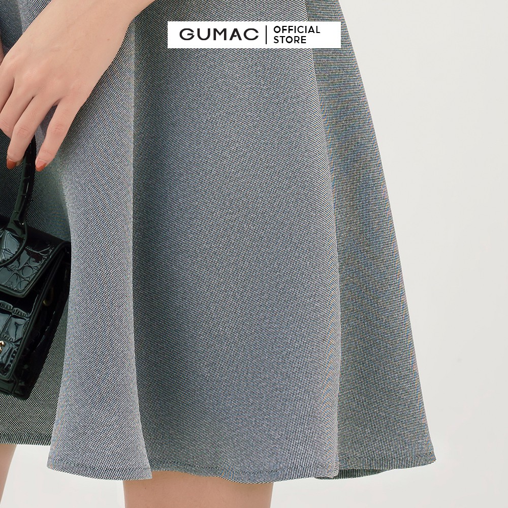 [Mã MABR07062 giảm 8% tối đa 50K đơn từ 249K] Đầm body nữ phối phụ kiện GUMAC thiết kế trẻ trung, cá tính màu xám DB391 | BigBuy360 - bigbuy360.vn