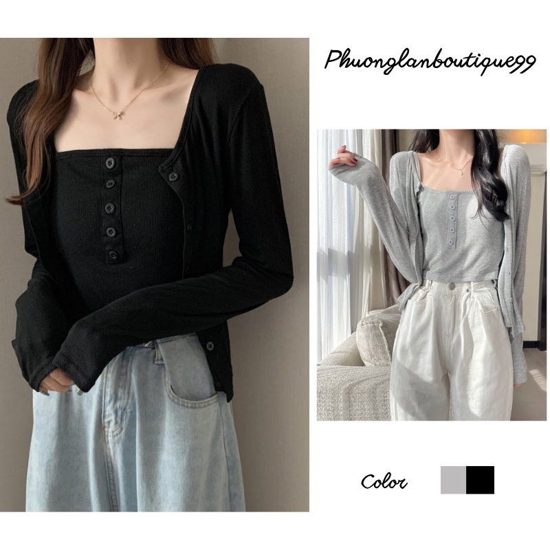 Vải Mềm Mịn Dành Cho Nữ PHULA Ba Màu TRẮNG ĐEN XÁM Kiểu Dáng Ulzzang