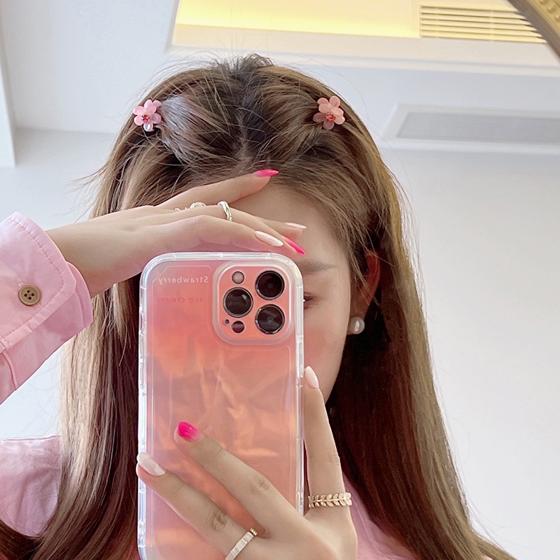 Kẹp Càng Cua Mini Hoa Anh Đào Tết Tóc Cực Xinh Phong Cách Hàn Quốc