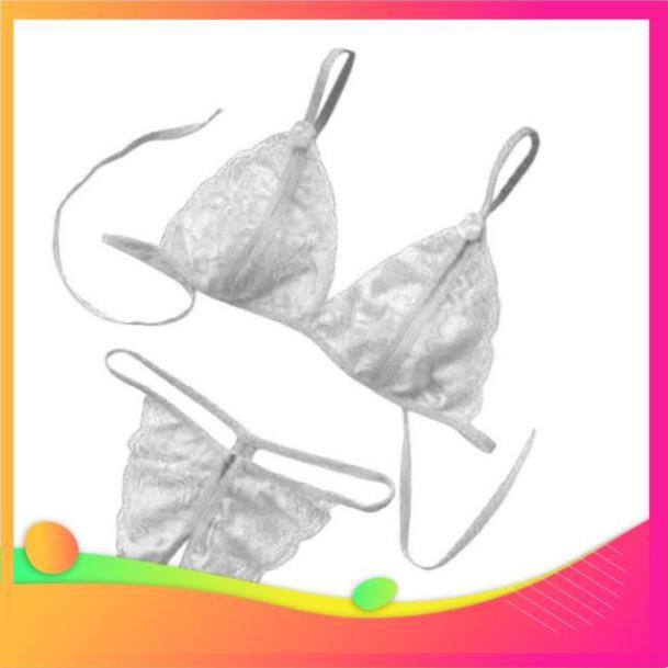 [ COSPLAY SEXY KATA - HÀNG CAO CẤP ] Bộ đồ lót ren sexy quần hở đũng | BigBuy360 - bigbuy360.vn