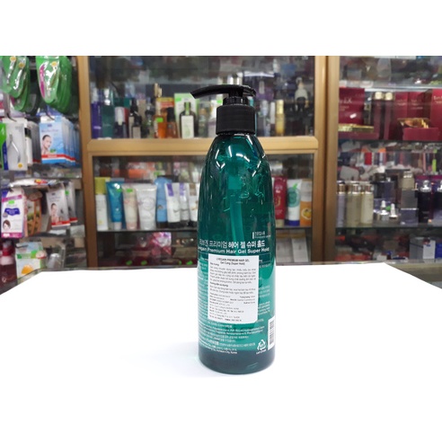 Gel Tạo Kiểu Tóc Hàn Quốc Livegain Premium Hair Gel 450ml Xanh Cho Nam Và Nữ Chính Hãng
