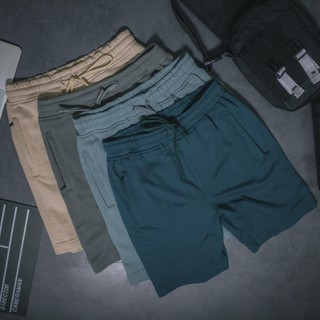 Quần short thun nam cao cấp, Quần nỉ da cá