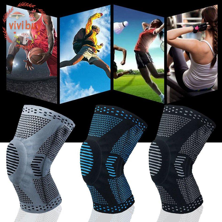 ✿vivi✿ Anti-collision Compression Leg Guards Basketball Running Fitness Squat Protective Gear Comfortable And Breathable Knee Pads