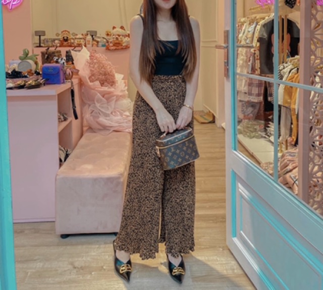 Quần dập li ống suôn