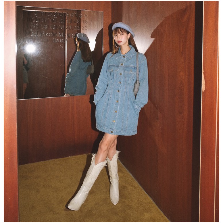 [ HÀNG ORDER ] Giày Bốt cổ cao dưới gối Cao bồi hoa văn style Hàn Quốc | BigBuy360 - bigbuy360.vn