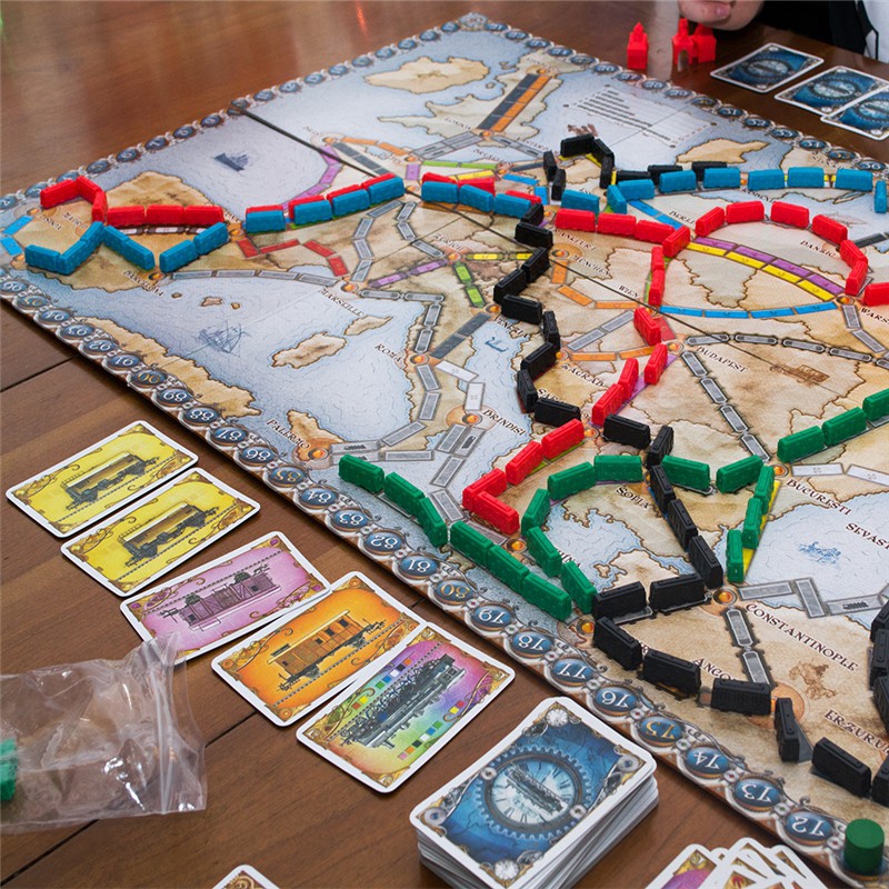 Bộ trò chơi Board Game Ticket To Ride Europe thú vị