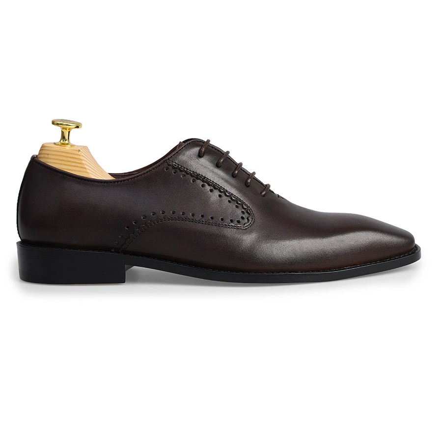 Giày Oxford Nam LAFORCE Quarter Brogue GNLA82.3-CF Tặng Tất Nam Cao Cấp