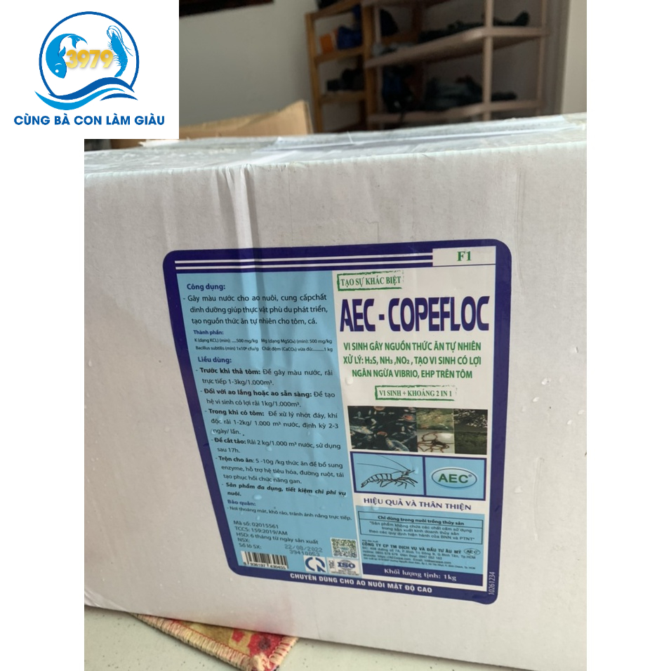 AEC COPEFLOC- MEN VI SINH CHUYÊN GÂY NGUỒN THỨC ĂN TỰ NHIÊN