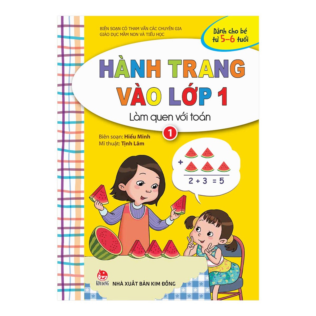 Sách - Combo Hành Trang Vào Lớp 1: Làm Quen Với Toán (3 Tập)