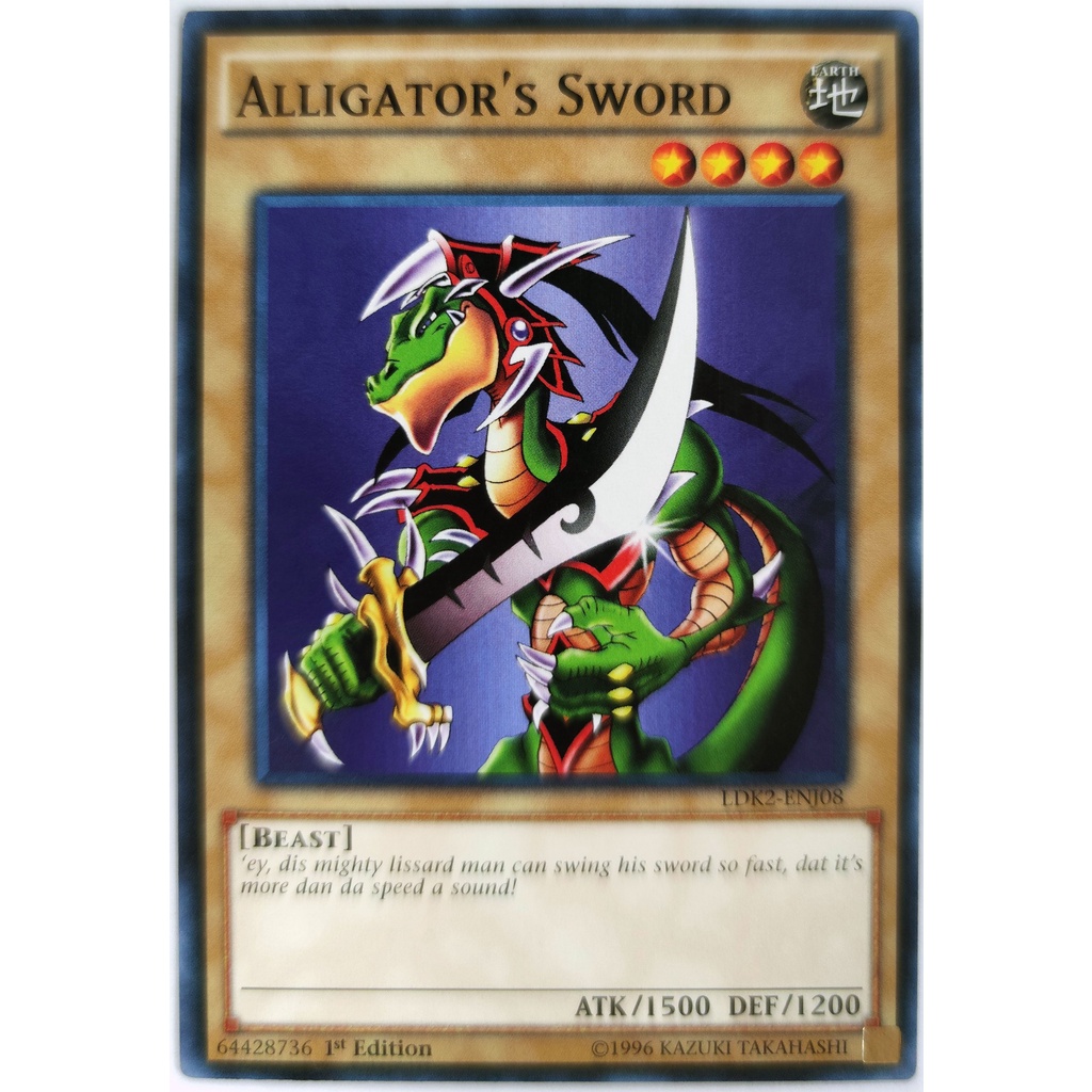 [Thẻ Yugioh] Alligator's Sword |EN| Common (Duel Monsters)