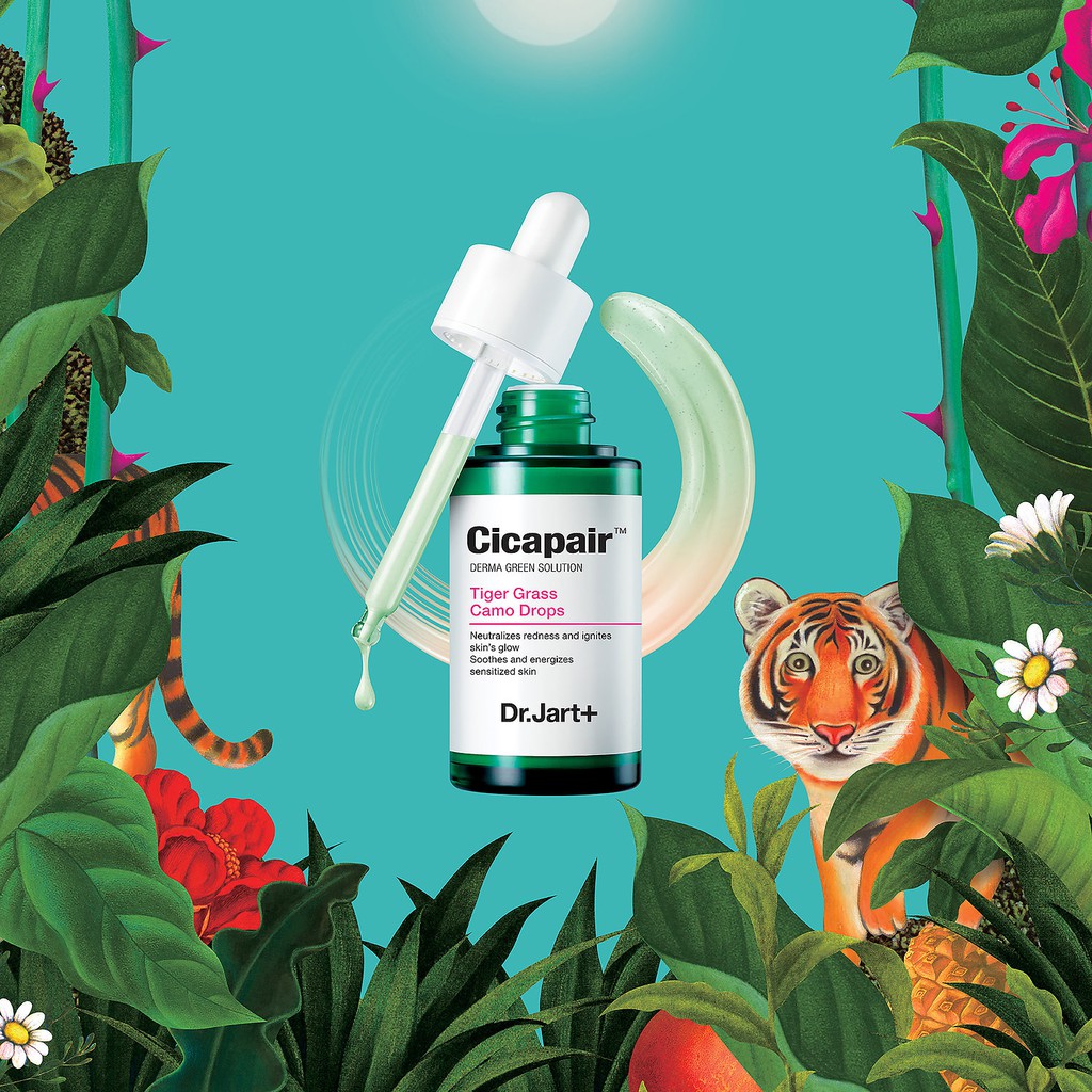 [5ml] Kem trị mụn Dr.Jart+ Cicapair Tiger Grass Camo Drops