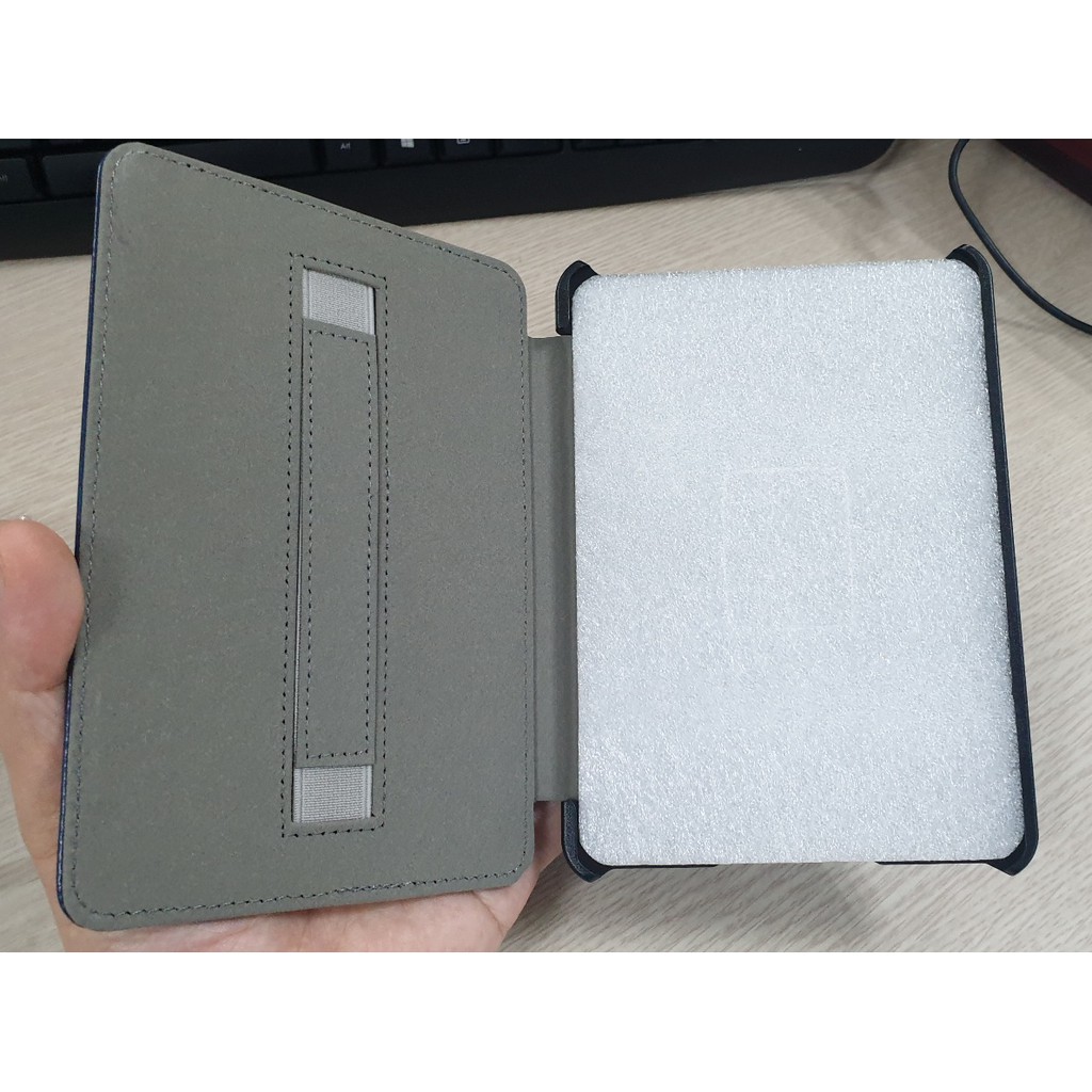 Smart cover Kindle Paperwhite 4 (2018) 116 x 167mm có qoai đeo hoặc gấp origami