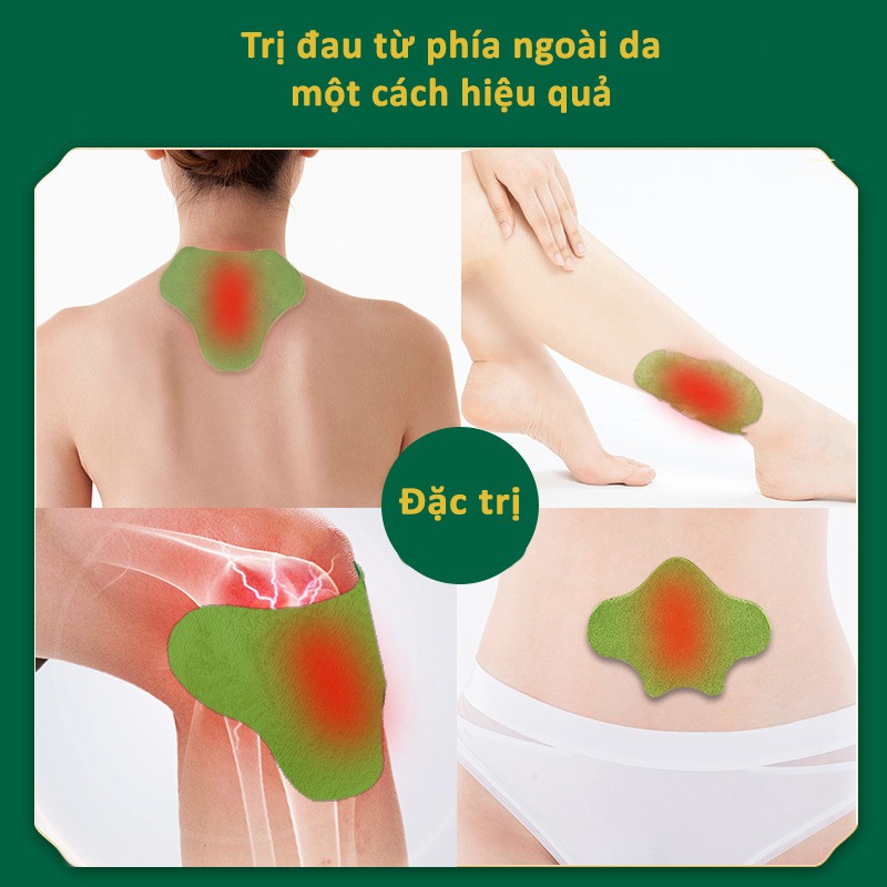 Cao dán trị đau nhức mỏi toàn thân từ thiên nhiên hộp xanh (CDX02)