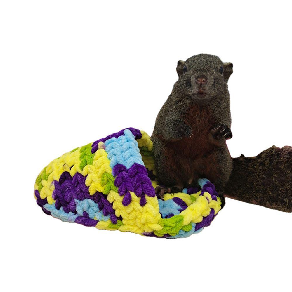 PISTA Ngôi Nhà Mini Nhiều Màu Sắc Dành Cho Chuột Hamster Thỏ Sóc Ngủ Trong Mùa Đông