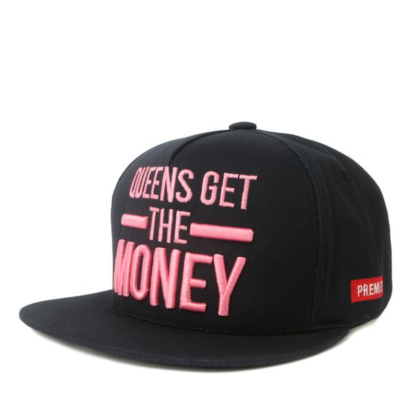 Nón hiphop MONEY, mũ snapback PREMI3R navy/pink Phong Cách Hiphop Cho Nam Và Nữ thêu bull cực chất