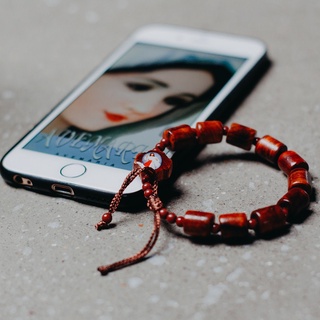 Chuỗi Mân Côi đốt trúc gỗ cẩm lai