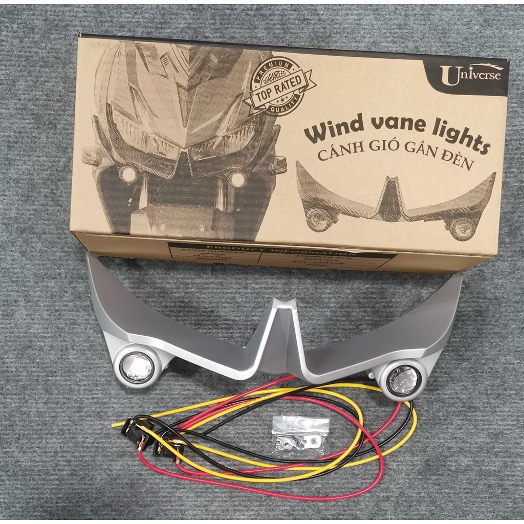 CÁNH GIÓ TRƯỚC WINNER X  KÈM ĐÈN PHỤ MINI