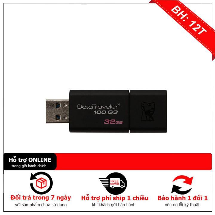 [BH12TH] [Mã ELFLASH3 hoàn 10K xu đơn 20K] USB 32G/64G Kingston 3.0 | BigBuy360 - bigbuy360.vn