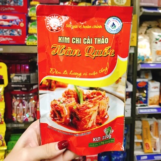 SỐT GIA VỊ HOÀN CHỈNH KIM CHI CẢI THẢO HÀN QUỐC 220G/ XỐT MUỐI KIM CHI/ GIA VỊ LÀM KIM CHI