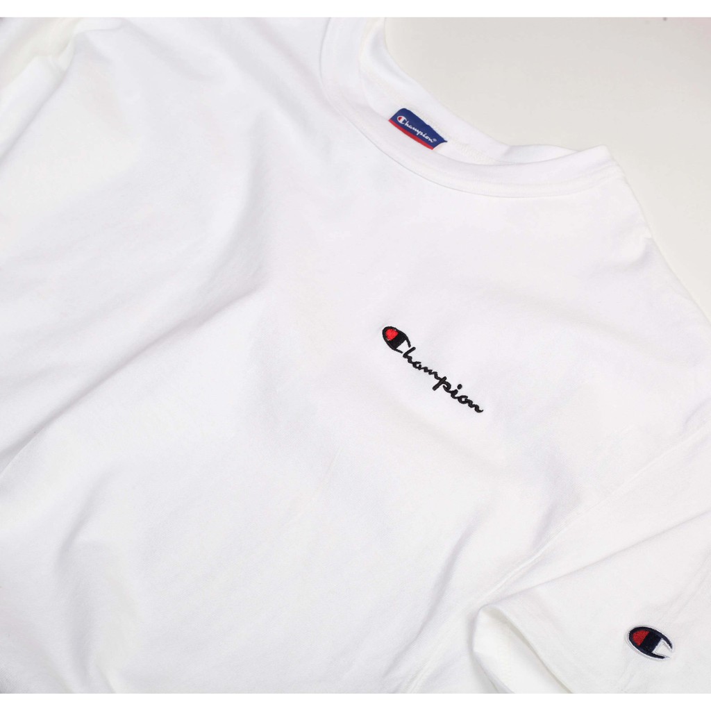 [Authentic] T-Shirt | Áo Thun Champion Heritage TShirt - Embroidered Logo (Logo Thêu) - Unisex Nam/Nữ