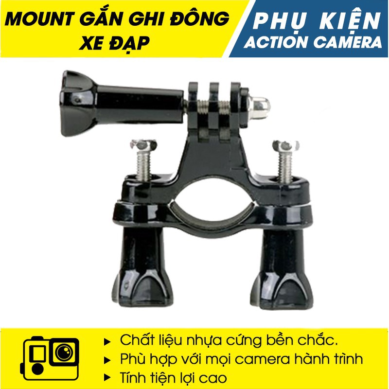 Kẹp gắn ghi đông xe đạp cho camera hành trình