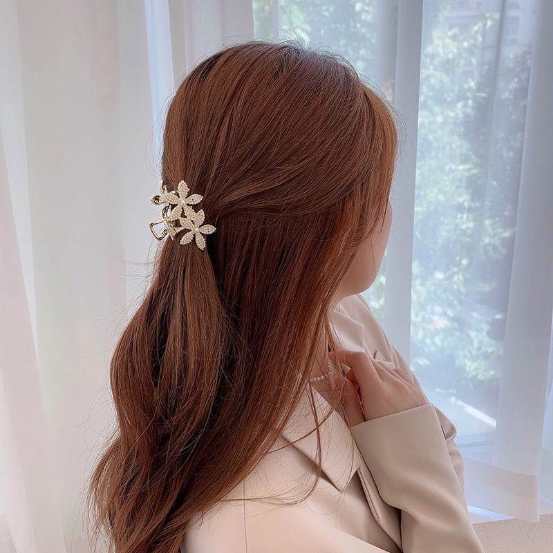 Kẹp Tóc Đuôi Ngựa Đính Đá Sang Trọng