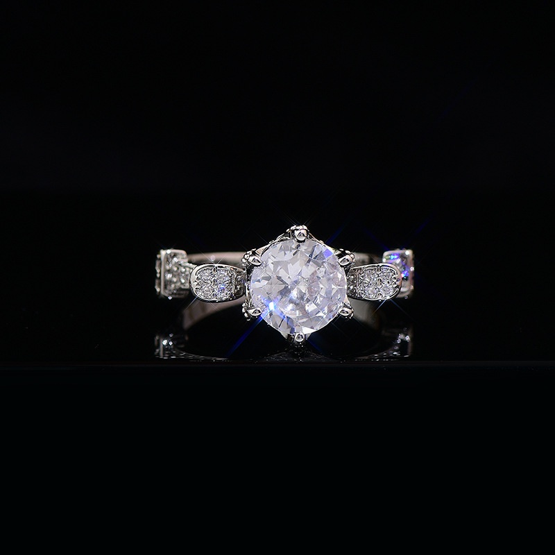 Bộ Nhẫn Mở Hình Bướm Đính Đá Zircon Thời Trang Cho Nữ