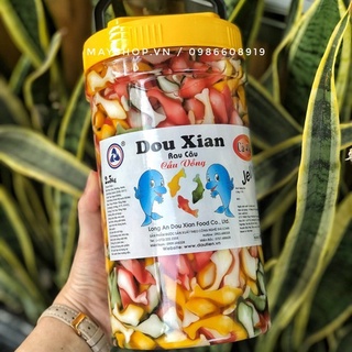 THẠCH RAU CÂU CON CÁ TRỌNG LƯỢNG HŨ 2.5KG