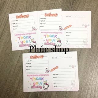 ☘️Phiếu Ship hàng Cute