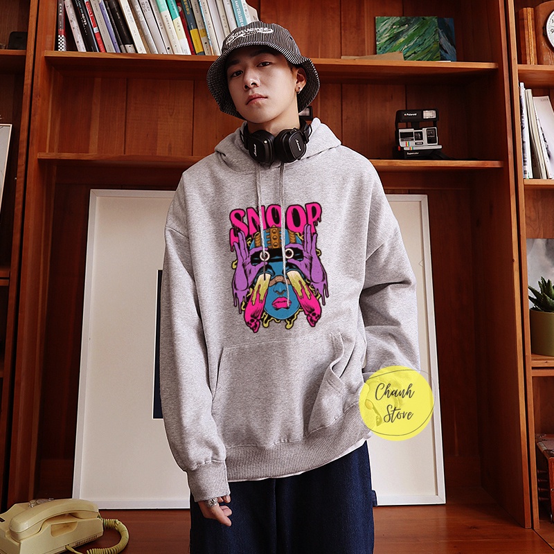 Áo Hoodie Form Rộng Unisex Snoop