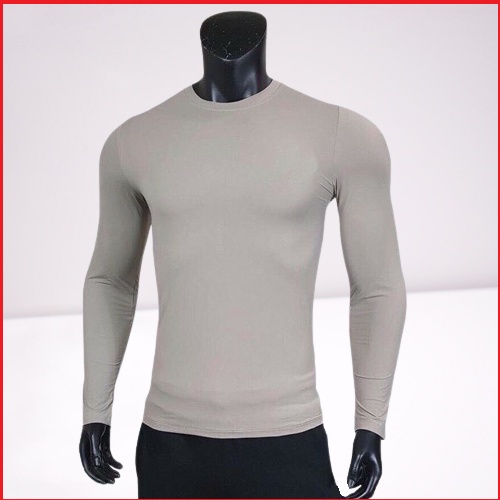 Áo thun nam giữ nhiệt dài tay thể thao đủ size M - 3XL  6 màu vải thun cotton mềm mại co giãn