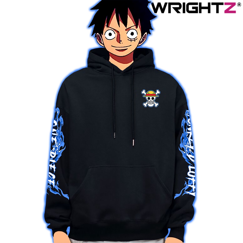 Áo hoodie anime Wrightz Monkey D. Luffy One Piece đảo hải tặc unisex oversize street wear
