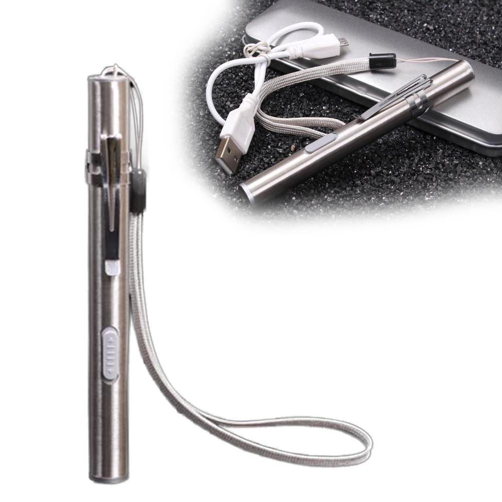 Đèn pin 8000LM Đèn pin bỏ túi Đèn pin LED Kích thước bút T6 USB đèn pin và đèn sạc