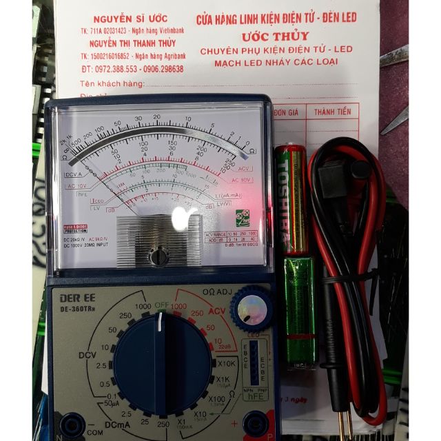 Đồng hồ vạn năng DE -360 TR zin