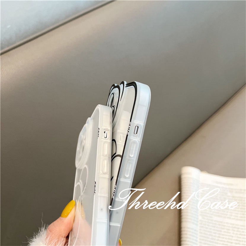 Ốp Điện Thoại Mềm Họa Tiết Gấu Hợp Thời Trang Cho iPhone 14 13 12 11 Pro Max SE2020 X XR Xs Max 7 8 Plus