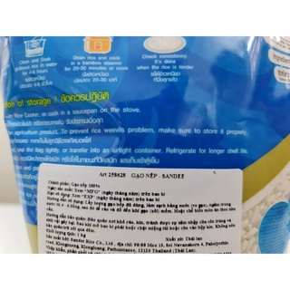 [Túi X.DƯƠNG 1Kg] GẠO NẾP THÁI [Thailand] SANDEE Fineness Glutinous Rice (halal)