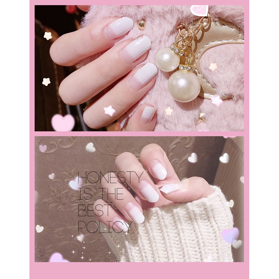 Set 14 miếng dán móng tay nghệ thuật xinh xắn mẫu hot, sticker nails JH BUKAO