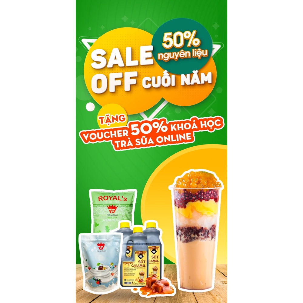 [Mẫu thử] Combo Trà Sữa Nướng Sale Off 50%