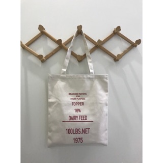 Túi tote vai màu trắng (ib chọn mẫu)