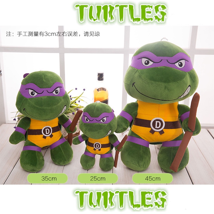 Thú nhồi bông ninja rùa mắt to