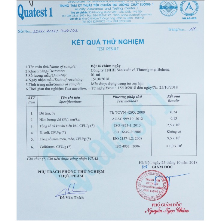 Bột chùm ngây Behena nguyên chất 100%, giàu dinh dưỡng và phòng ngừa nhiều bệnh tật cực hiệu quả - Hộp 50g