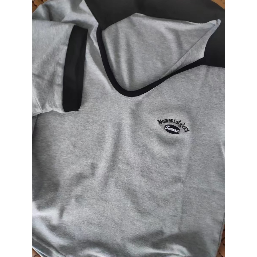 Áo polo BH tay ngắn màu trơn bằng vải cotton thời trang mùa hè dành cho bạn nữ