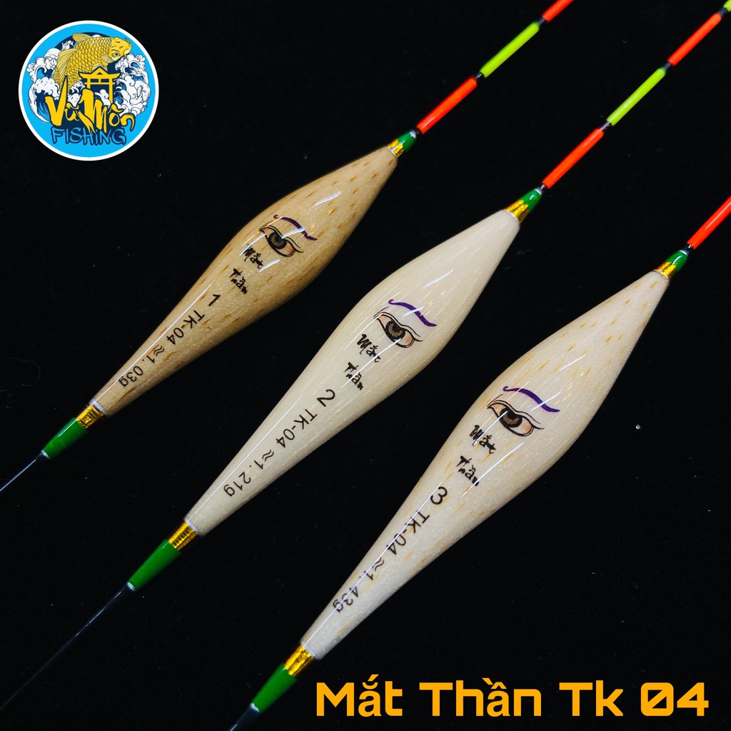 Phao Câu Đài MẮT THẦN TK04 |  Chất Liệu Cỏ Sậy Tăm Sáng Siêu Đẹp - Vũ Môn Fishing