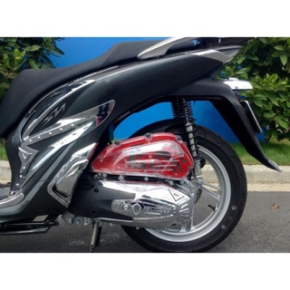 Lọc gió độ + ốp pô e trong suốt SH2017-2010