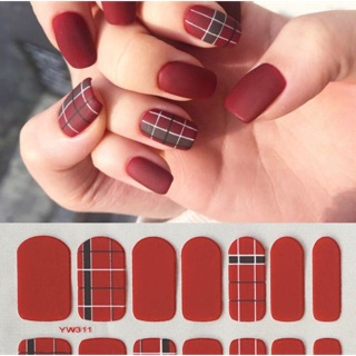 Miếng dán móng tay nail wraps 14 miếng nhỏ