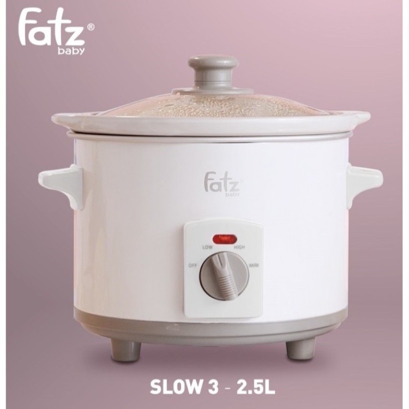 Nồi nấu chậm 1.5, 2, 2.5lít Fatz Baby FB9015MH FB9020MH